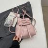 Korean Version Bow Double Shoulder Small Bag Women 2025 New Trendy Korean Backpack Cute Portable Shoulder Bag Schoolbag