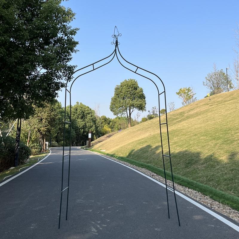 255X140X38cmWedding Garden Plant Climbing Rose Arch Flower Stand Vine Support Grape Trellis Outdoor Courtyard