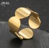 Simple Spinner Round Ring For Men Stress Release Accessory Classic Stainless Steel Wedding Band Casual Sport Jewelry