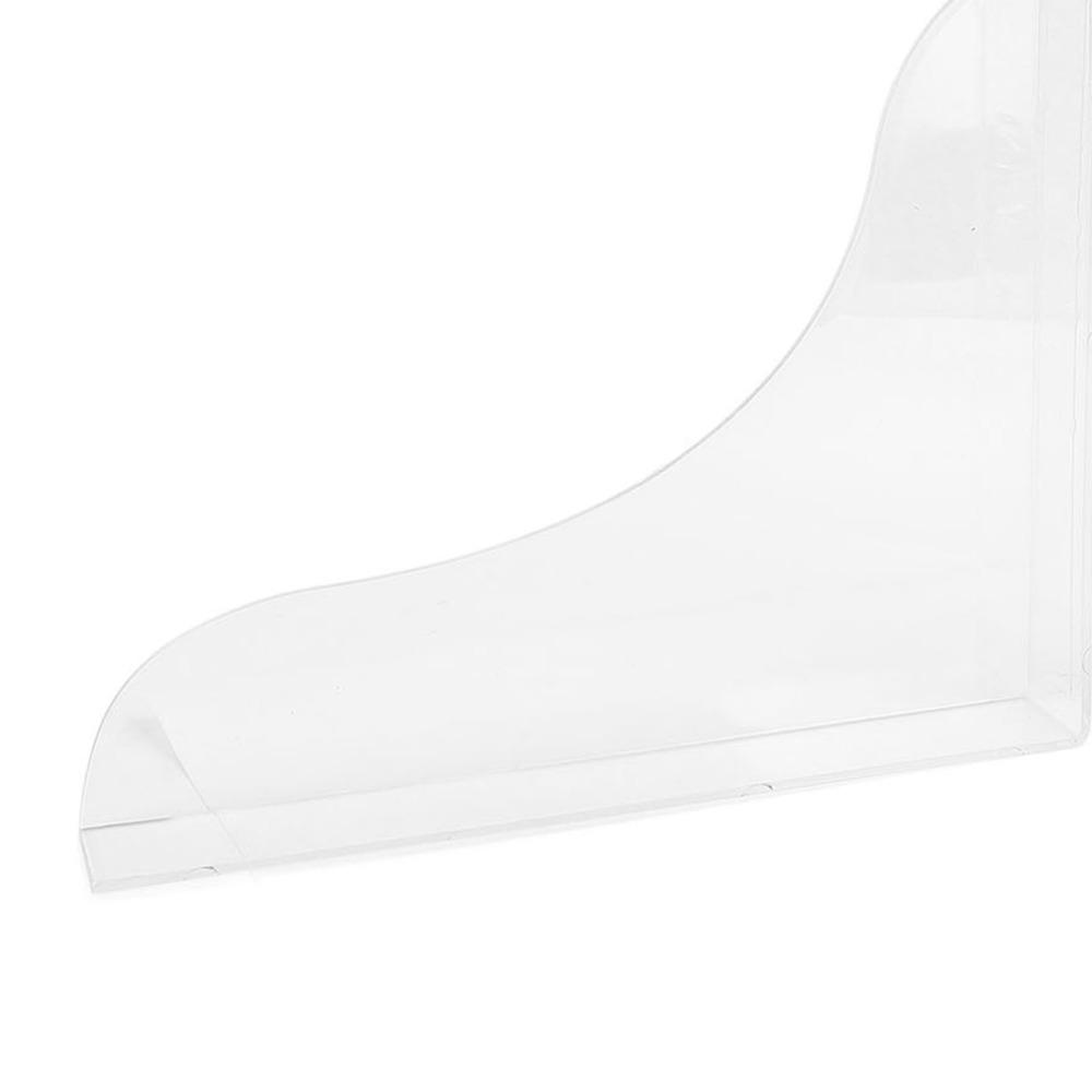 2pcs Self Adhesive Shower Splash Guard Clear Transparent Bathroom Water Guard For Bathroom Use