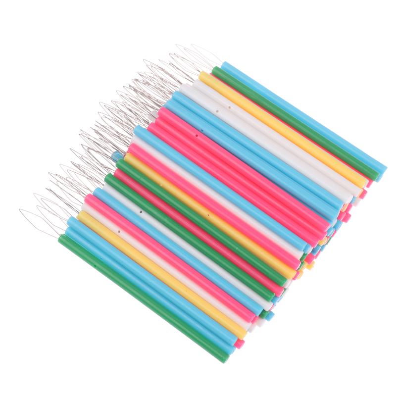 100Pcs Essential Plastic Threading Tool Set For Sewing - A Convenient Sewing Tool Suitable For Beadwork And Handicrafts