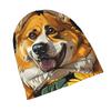 ZLIENSZUS Pembroke Welsh Corgi Beanie Hat for Adults - Corgi-Themed Winter with Corgi Face, Warm Stylish Unisex for &, Fall Layering Suitable for Stre