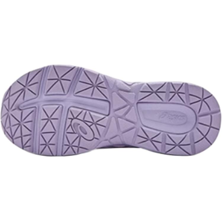 Asics Synthetic Leather Fabric Running Kids Contend MJ PS Series Comfortable Versatile Low-Top Sandals Kids Sandals Purple 1014A383-500