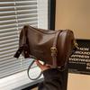 Fashion Bag Women's New Solid Color Commuter Versatile Casual Shoulder Bag