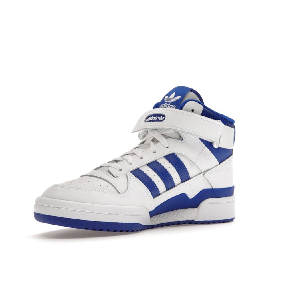 Adidas Forum Mid Weiß Königsblau Unisex Sneaker Wolkenweiß FY4976