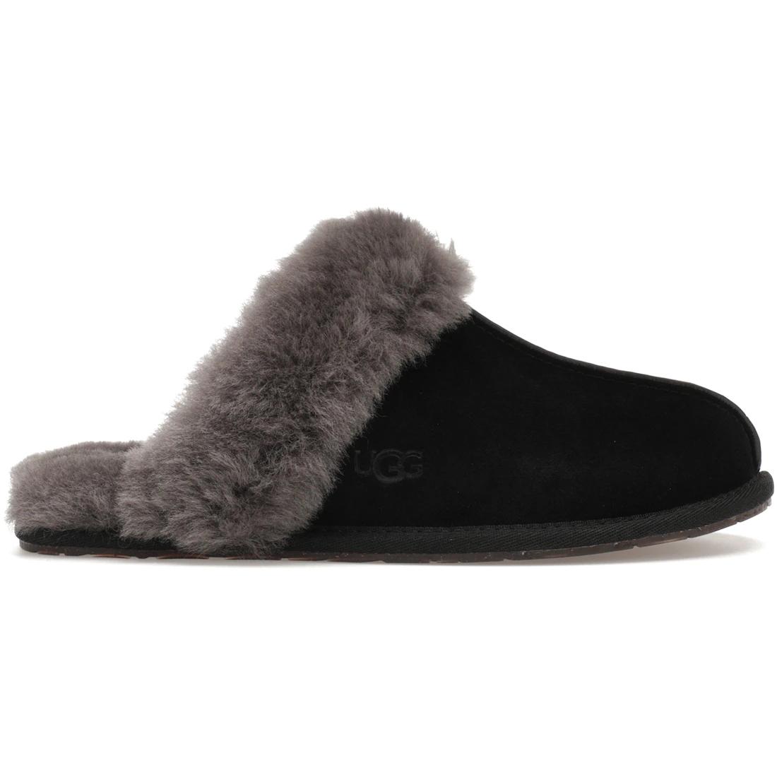

Кеды UGG Scuffette II Тапочки Черный Серый (Женский)(1106872-BCGR) 36