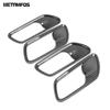 Interior Door Handle Bowl Cover Trim For Honda Fit Jazz -  2024 2025 Carbon Fiber Decoration Frame Car Accessories