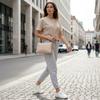 Rosella Sports Bag with Cosmetic Bag Function Beige