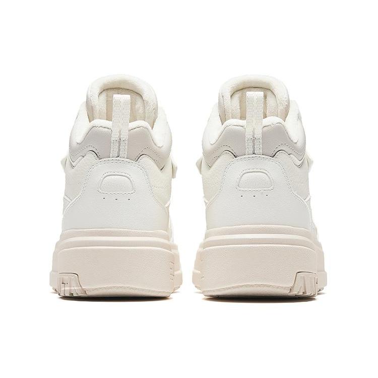 New Anta Anti Slip Wear Resistant High Top Skateboard Shoes Women's White 922348902-1