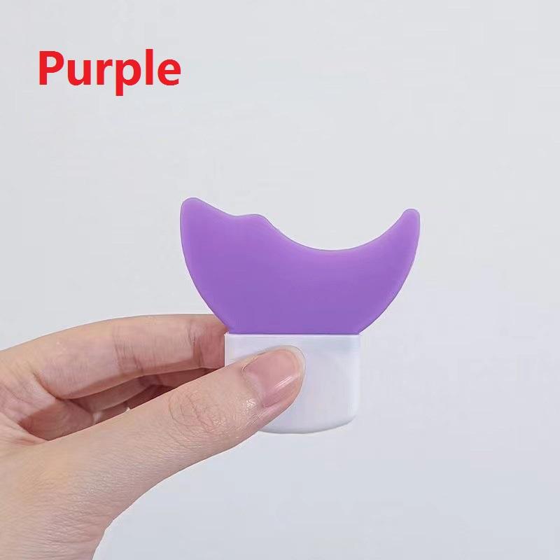 

Eyeliner Template Silicone Eye Makeup Stencils Eyelash Baffle Mascara Shield Applicator Guard Pads Eyebrow Eyeliner Shaping Tool фиолетовый