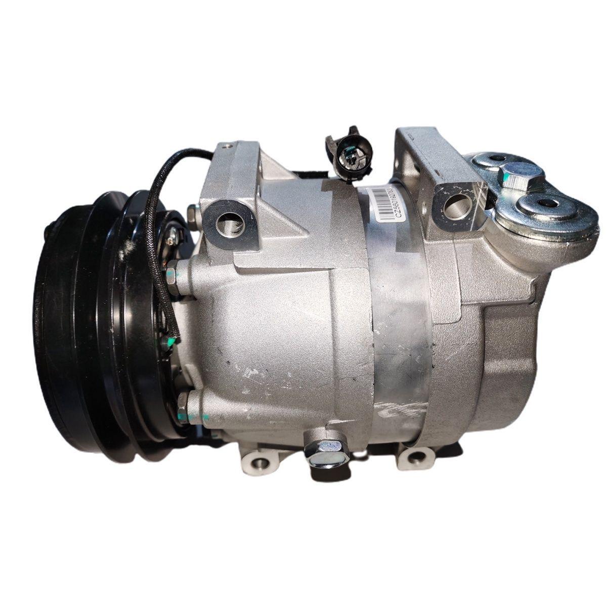 XCMG Excavator XE215C Air Conditioning Compressor 819909396 Silver Air Conditioning Compressor
