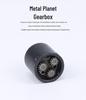 24GP-370 Mini DC Planetary Gear Motor, Adjustable Low Speed 12V/24V/6V, Black