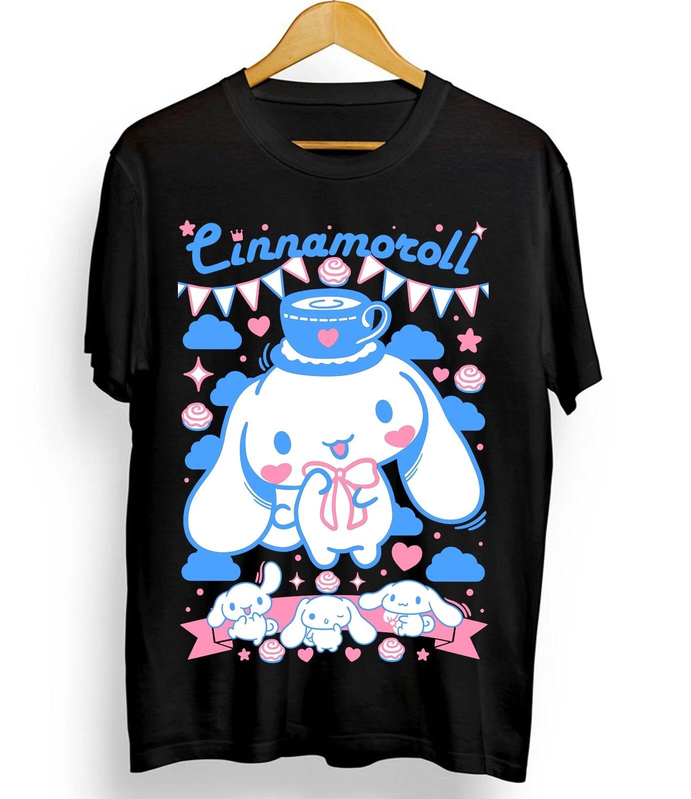 

2026 Summer Hello Kitty American Graffiti Style Theme Cotton Print Ladies Tshirt Casual Comfortable Cotton Streetwear S