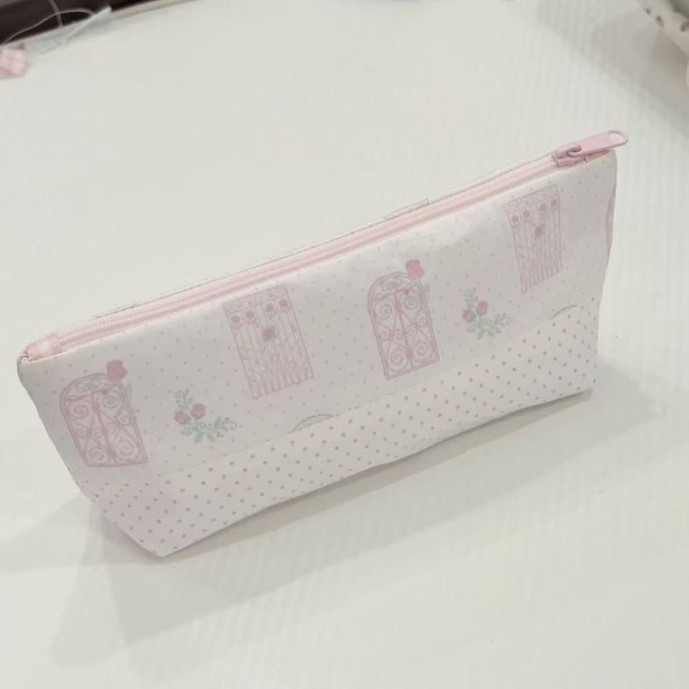 Large Capacity Pencil Case Polka Dot Stationery Bag New Pen Pouch  For Students
