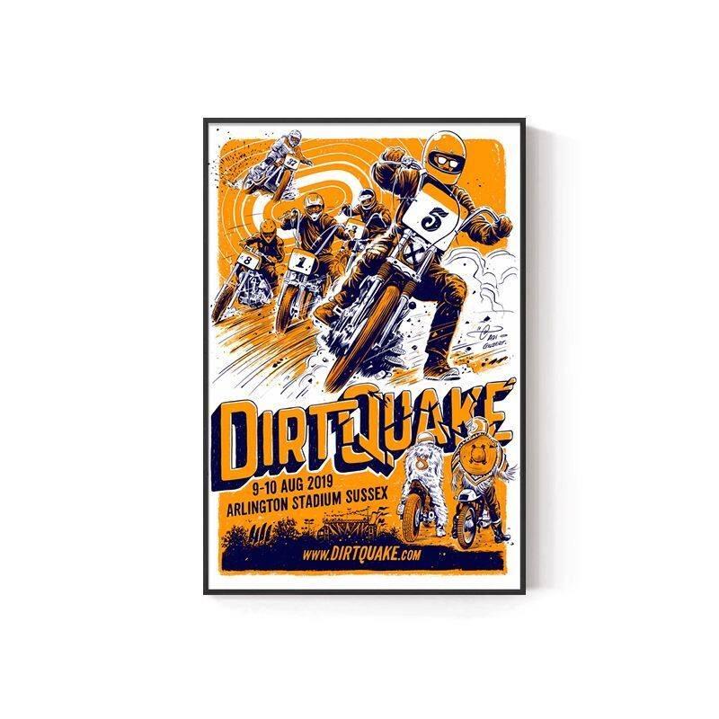 

Marquez Motorcycle Poster American Retro Motorcycle Club Canvas Painting Posters Print Wall Living Room Home Decor 20x30cm