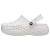 Crocs Baya Platform Clog EVA Clogs 4.1cm Women's White 208186-100