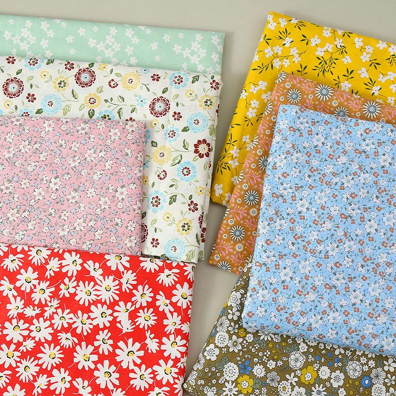 Strictly Selected Floral Print Cotton Twill Fabric for Baby Dress & Kids' Bedding