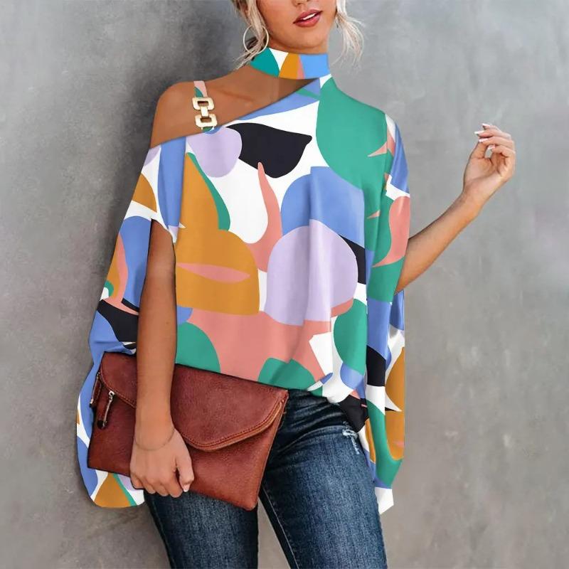 JPNTKY Women's Fashion Casual Short Sleeve Blouses & Shirts