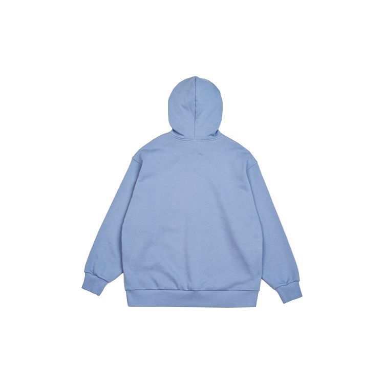 Li Ning Paris Fashion Week Series Loose Pullover Hoodie Casual Sports Sweatshirt Men Hoodies Hometown-Blue AWDR167-1