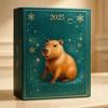 Capybara Advent Calendar Count Down to 2025 Christmas Calendar Capybara Tree Pendant 24 Days Acrylic Ornament Party