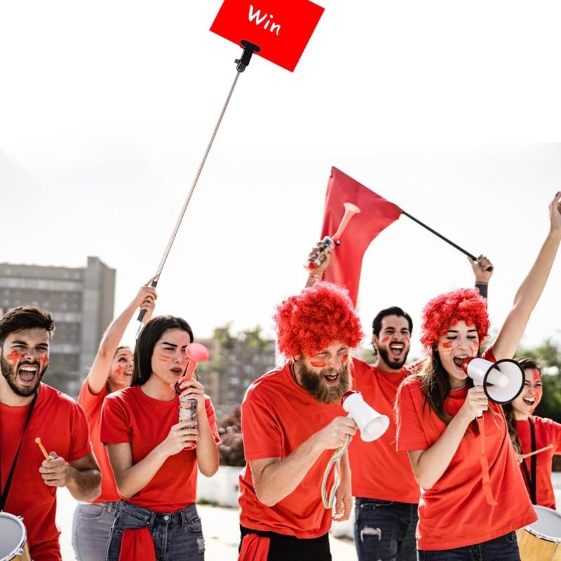 Uttrekkbar rustfri skiltstativ for protester og arrangementer Bærbar håndholdt utstillingsstativ for ulike anledninger