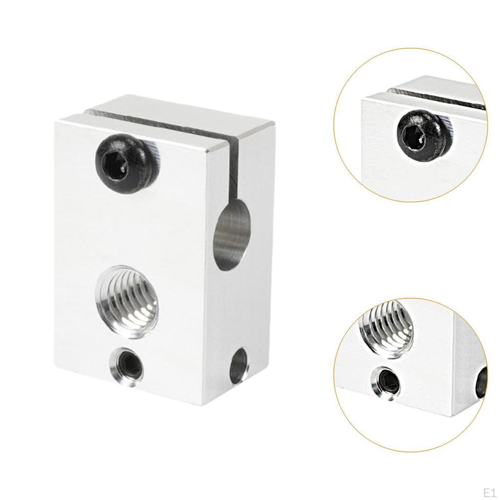 3D Printer Block Part for PT100 V6 Easy to Install Replacement Quality Professional