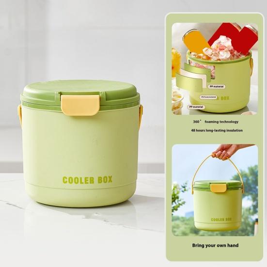 Ice Insulation Bucket Silicone Ice Mould Grid Ice Cube Trays Portable Ice Balancer Kettle Portable Ice Making Gadget