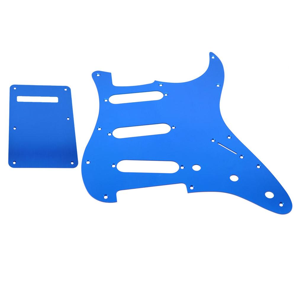 

1set Guitar Pickguard Metal SSS/SSH Pickguard & Back Plate Tremolo Cavity Cover for ST Electric Guitar