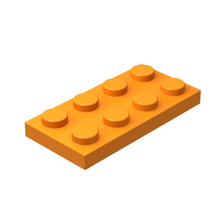 MOC 3020 Assembles Particles  Accessories Components 2x4 Normal Board 20PCS Bricks Colorful Building Blocks Educational Toy City