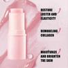 3Pcs Collagen Multi Balm Stick Anti-Wrinkle Plumping Brightening Lip Treatment Korean Cosmetics