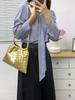 2024 Women's Woven Dumpling Crossbody Bag - Trendy Niche Design, Cloud Single Shoulder Bag