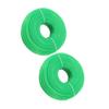 2Pcs Grass Strimmer Line Spool Nylon for Garden Electric Trimmer 100meter 1.6mm Green