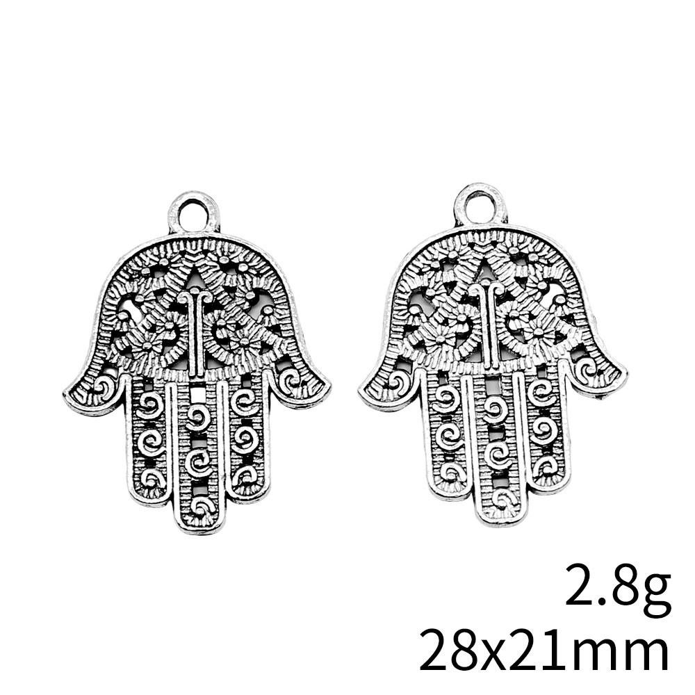 NewArrivals Charms For Necklace Hamsa Hand Talisman Amulet Charms Pendant Biz Phone Pendant