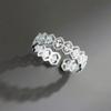 925 Silver Lace Zircon Women's Rings Wedding Engagement High Quality Jewelry Accessories Jewellery Moneys 925