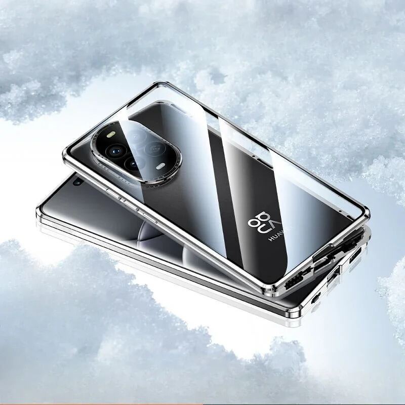 Magnetic Case for Huawei Nova14 Nova13 Nova12 Nova11 Nova10 Nova9 SE Pro with Double Sided Tempered-Glass Lens Protection Cover Phone Bumpers