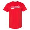 Philadelphia City Baseball Schriftzug - Home Run Herren T-Shirt - Rot