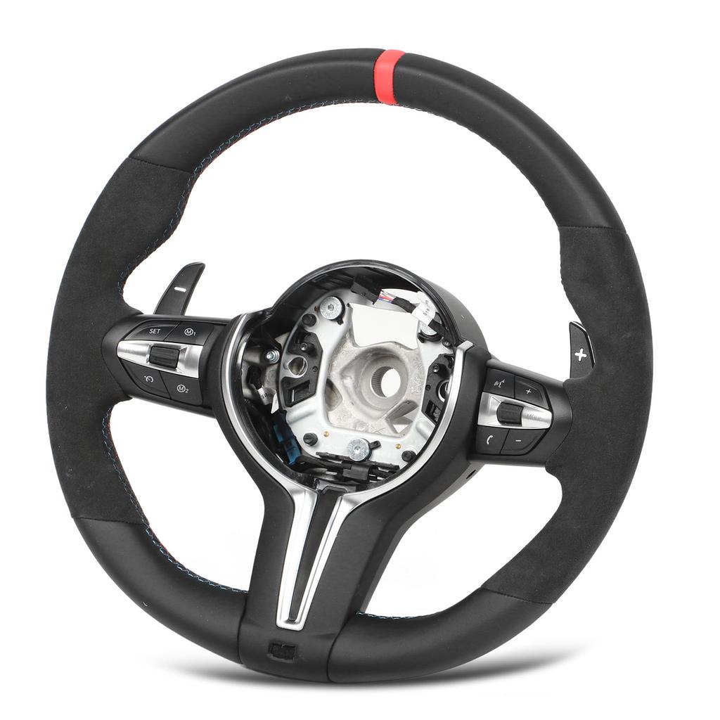MP V2 Nappa Leather Suede Steering Wheel Wiith Finger Ridges for M5 M6 F10 F12 F13 F06 M Sport