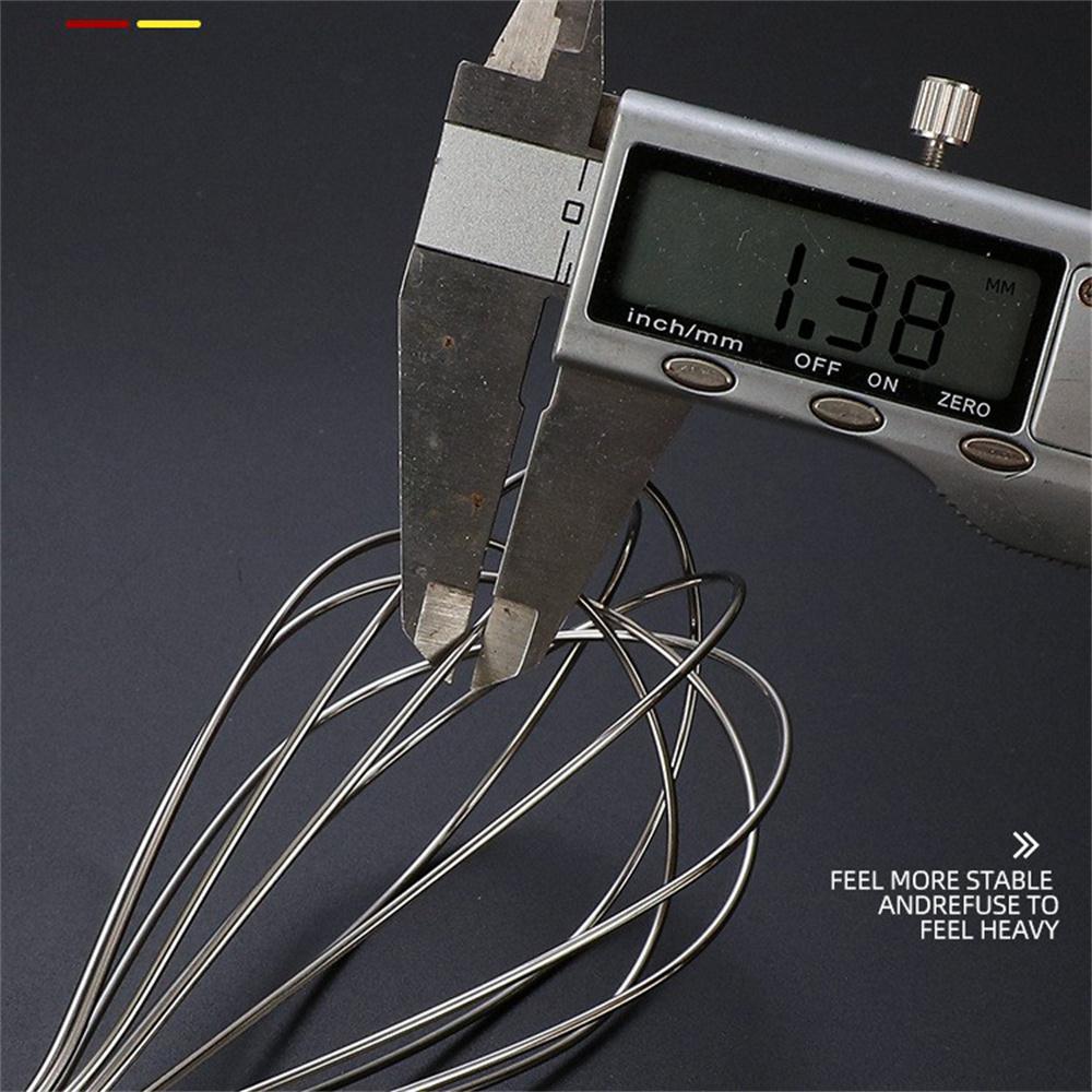 Stainless Steel Hand Egg Beater Whisk For Kitchen Blender Mixer Stirring Beating