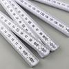2Pcs Lightweight 2 Meter Foldable Ruler Plastic Measuring Ruler Teaching Aid for Professional & Person Measuring Tasks
