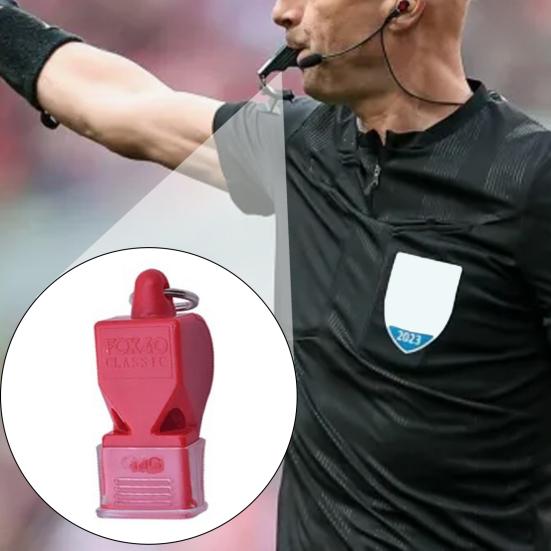 Referee Whistle with Lanyard Keyring 115dB Loud Sound Portable Professional Outdoor Training Survival Soccer Basketball Sports Whistle