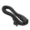IEC320 C14 Male to C5 Female Power Cable Tension Resistant Waterproof PVC Shell Power Extension Cable 9.8ft