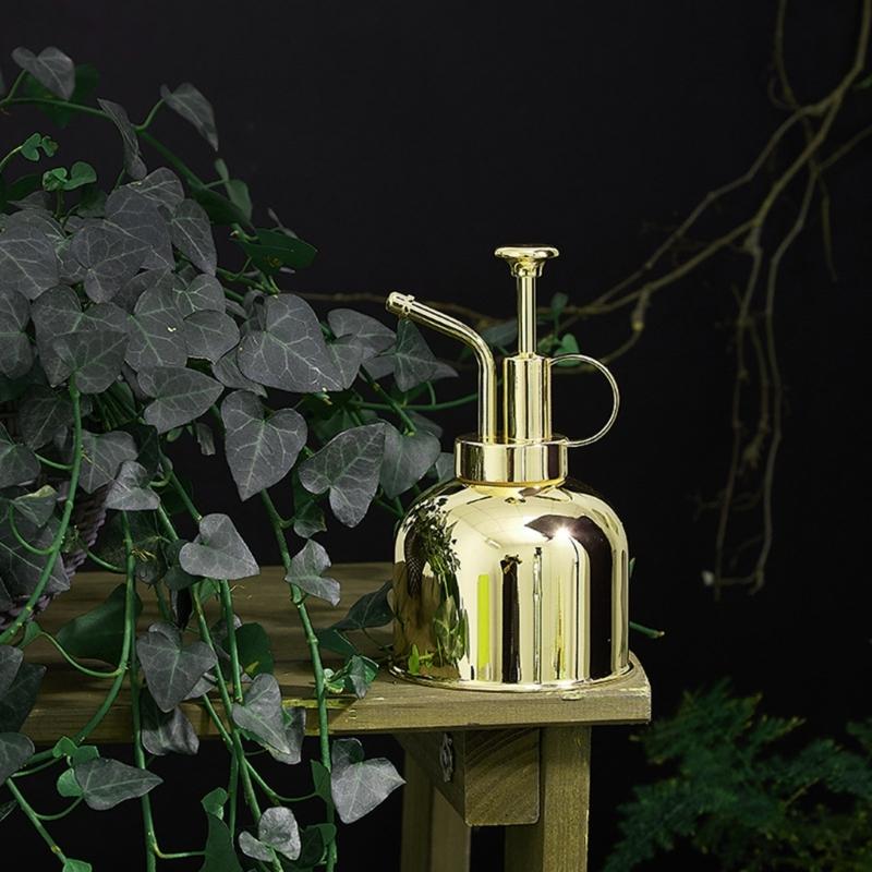 Ergonomiczna Wytrzymała Stal Nierdzewna Mała Konewka Odporna na Rdzę Lekka Na Balkon Ogród i Rośliny Domowe