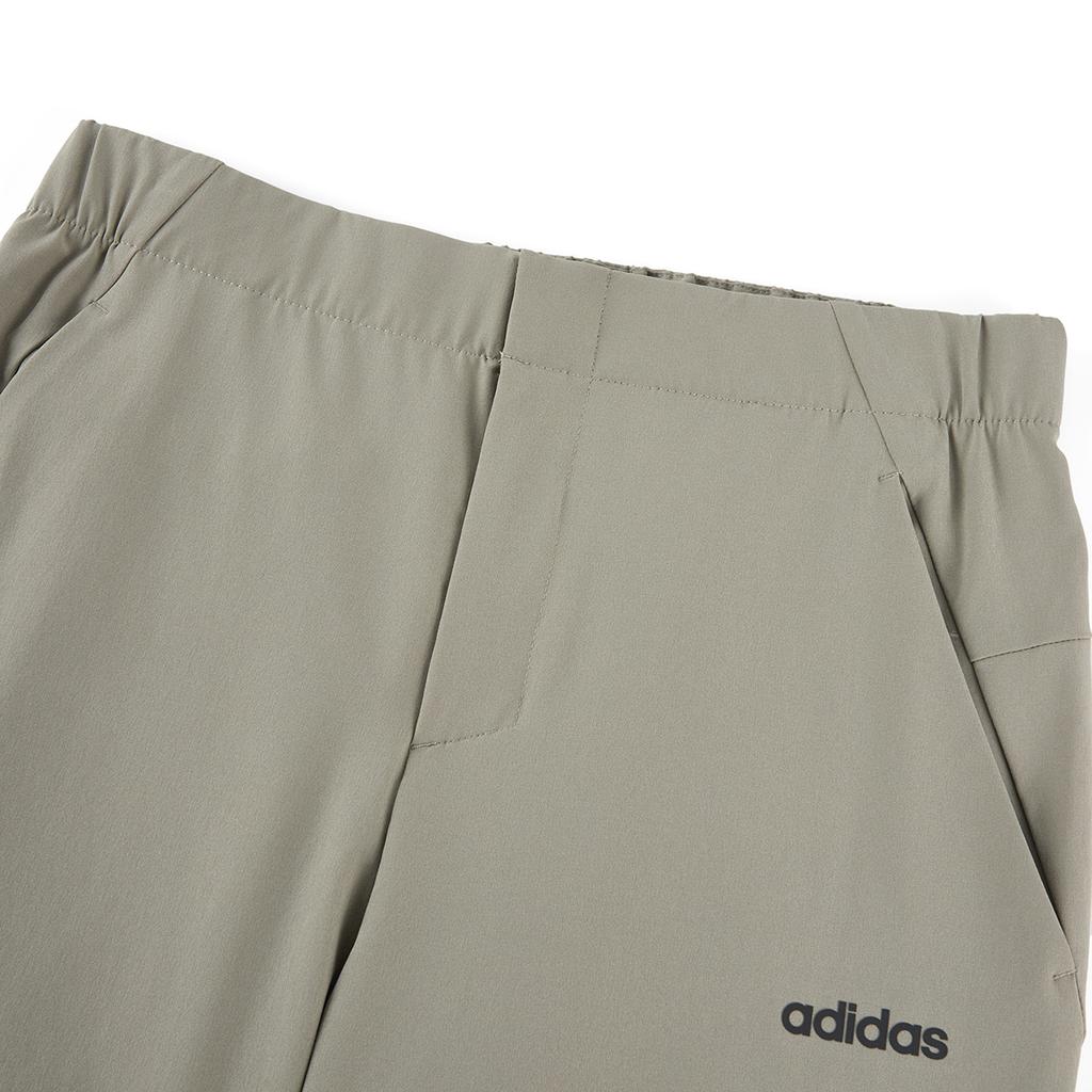 Adidas Sports Lifestyle Series Mid-Rise Lightweight Comfortable Simple Quick-Dry Cool Feeling Casual Pants Men Pants Silver-Gray KB8504