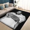 Tapis Tapis Star Rappeur Imprimé 3D HOT Rod Wave pour Salon Chambre Décoration Intérieure, Jeu pour Enfants Antidérapant pour Canapé Paillasson