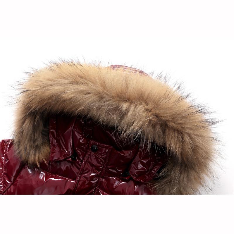 Children's Down Jacket Thick Warm Kids Down Coat Hood Boys Girls Puffer Outwear Windproof Teenagers Winter Jacket