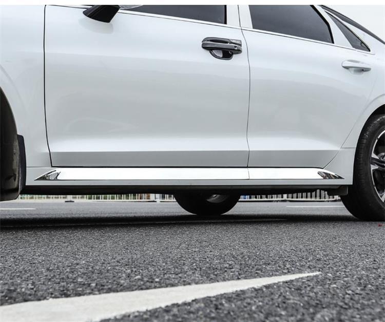 Tira de Acabamento de Porta de Aço Inoxidável Brilhante para Modificação da Carroceria do Carro K5 2020
