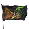 Rastafari Bob Marley The Most Reggae Satisfy My Soul Flag for Outdoor Indoor Party Decor Memorial Gifts for Friends Polyester