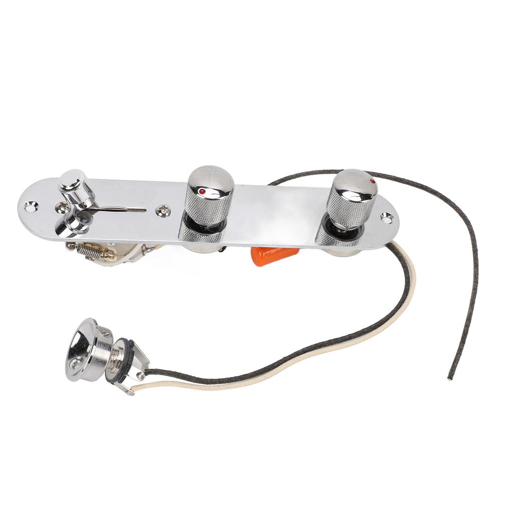 Guitar Control Plate 5 Way Switch 250K Ohm  Potentiometers Volume Tone Controls Plate for Tele Guitar