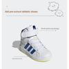 Adidas Grand Court Fashion Versatile Mid-Top Kids Sneakers Kids Sneakers White Blue JR2584