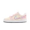 Nike Court Borough Pink Floral Flower Sea, Dopamine Dressing Small Flower Abrasion Resistant Slip Resistant Low Top FV8120-141(Team1390-)